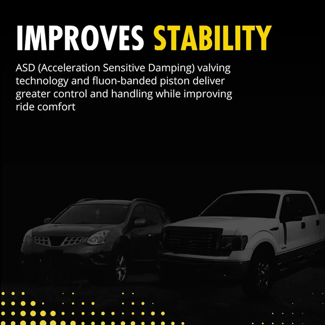 37203 – MONROE SHOCK Shock Absorber, Nitrogen Gas Charged OE Replacement Single - view 2